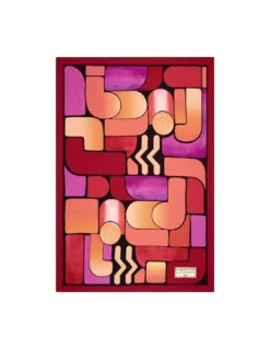 Plaid Lacroix Graphe Magenta, Christian Lacroix