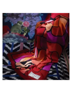 Plaid Lacroix Graphe Magenta, Christian Lacroix -Deco En Ligne Soldes plaid lacroix graphe magenta christian lacroix 3