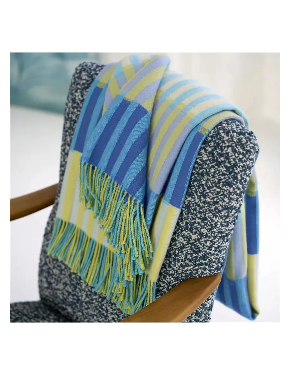 Plaid Murazzi Porcelain, Designers Guild 4 Plaid Murazzi Porcelain, Designers Guild – Image 2