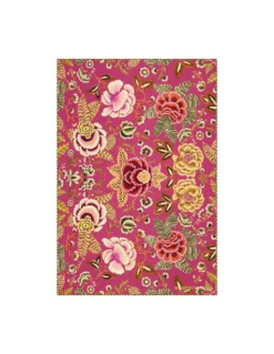 Plaid Rose De Damas Cerise, Designers Guild