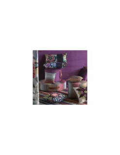 Pouf Coomba Violet, Missoni Home -Deco En Ligne Soldes pouf coomba violet missoni home 1