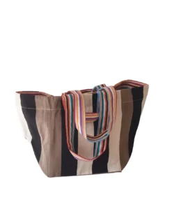 Sac Ou Cabas Carthage Taupe, Les Toiles Du Soleil