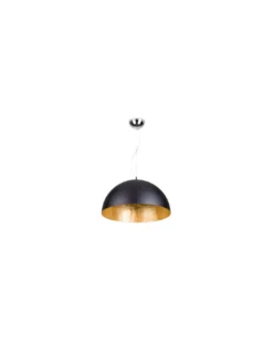Suspension Cupula Noir OPAQUE/doré, Linea Verdace