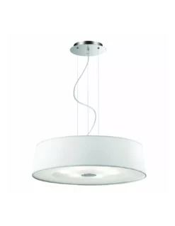 Suspension Hilton SP6 Blanche, Ideal Lux
