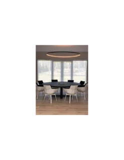 Suspension Omega Noire Ø200 Le Deun Luminaires -Deco En Ligne Soldes suspension omega noire o200 le deun luminaires 1