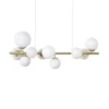 Suspension Perlage Dorée, Ideal Lux -Deco En Ligne Soldes suspension perlage doree ideal lux