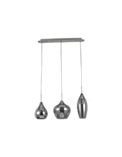 Suspension Soft Chrome Rectangulaire, Ideal Lux
