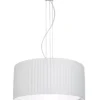 Suspension Tambour Plissée Blanche Ou Noire, Un Autre Regard -Deco En Ligne Soldes suspension tambour plissee blanche ou noire un autre regard