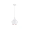 Suspension Tipi Blanc/argent Ø20, Linea Verdace