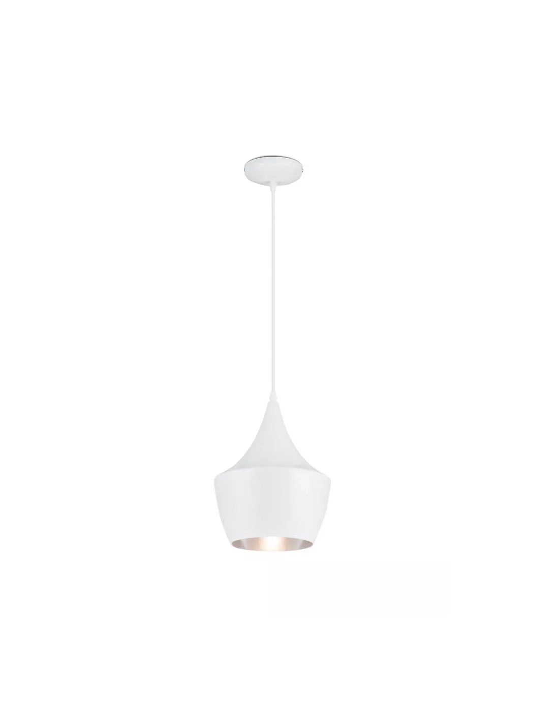 Suspension Tipi Blanc/argent Ø20, Linea Verdace 3 Suspension Tipi Blanc/argent Ø20, Linea Verdace