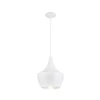 Suspension Tipi Blanc/argent Ø30, Linea Verdace