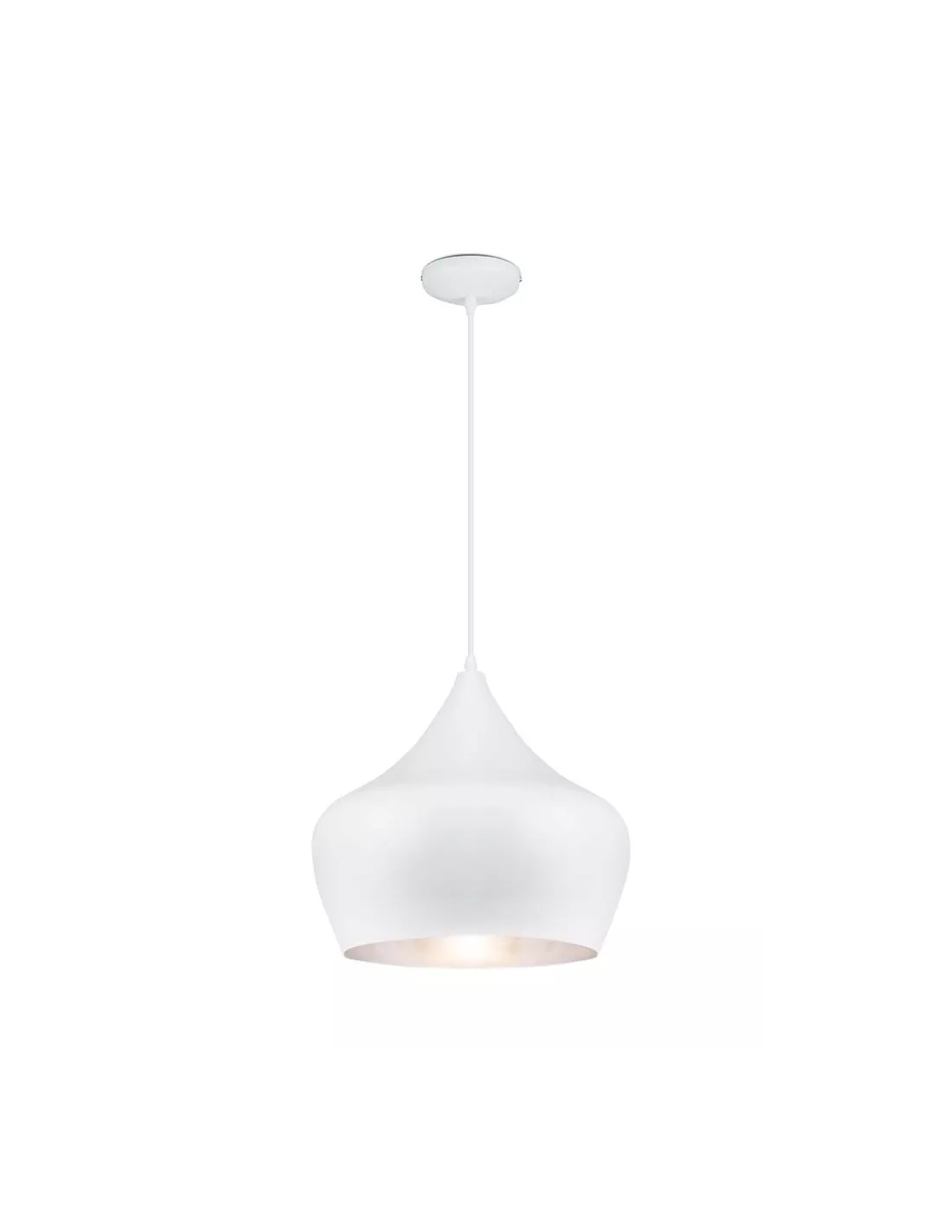 Suspension Tipi Blanc/argent Ø38, Linea Verdace 3 Suspension Tipi Blanc/argent Ø38, Linea Verdace
