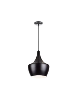 Suspension Tipi Noir/blanc Ø30, Linea Verdace