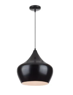 Suspension Tipi Noir/blanc Ø38, Linea Verdace