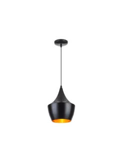 Suspension Tipi Noir/doré Ø24, Linea Verdace