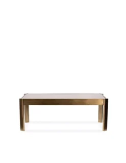 Table Basse Levanzo Bronze Et Verre Fumé 102x62cm -Deco En Ligne Soldes table basse bronze et verre fume 102x62cm 2