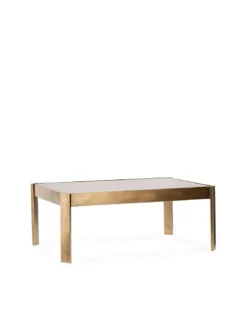Table Basse Levanzo Bronze Et Verre Fumé 102x62cm -Deco En Ligne Soldes table basse bronze et verre fume 102x62cm 3