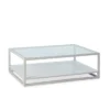 Table Basse Grise En Verre Domino, Thai Natura -Deco En Ligne Soldes table basse grise en verre domino thai natura