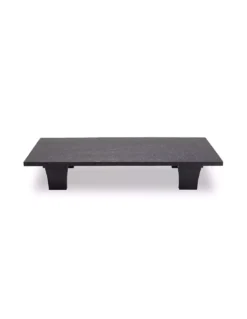 Table Basse Noire Vinh 160cm -Deco En Ligne Soldes table basse noire tokyo 160cm 2