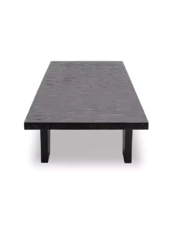 Table Basse Noire Vinh 160cm -Deco En Ligne Soldes table basse noire tokyo 160cm 3