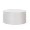 Table Basse Ronde Blanche Ø73, Thai Natura -Deco En Ligne Soldes table basse ronde blanche o73 thai natura