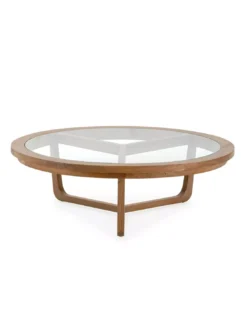 Table Basse Ronde En Verre Ø100, Thai Natura -Deco En Ligne Soldes table basse ronde en verre o100 thai natura 1