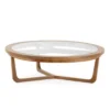 Table Basse Ronde En Verre Ø100, Thai Natura -Deco En Ligne Soldes table basse ronde en verre o100 thai natura