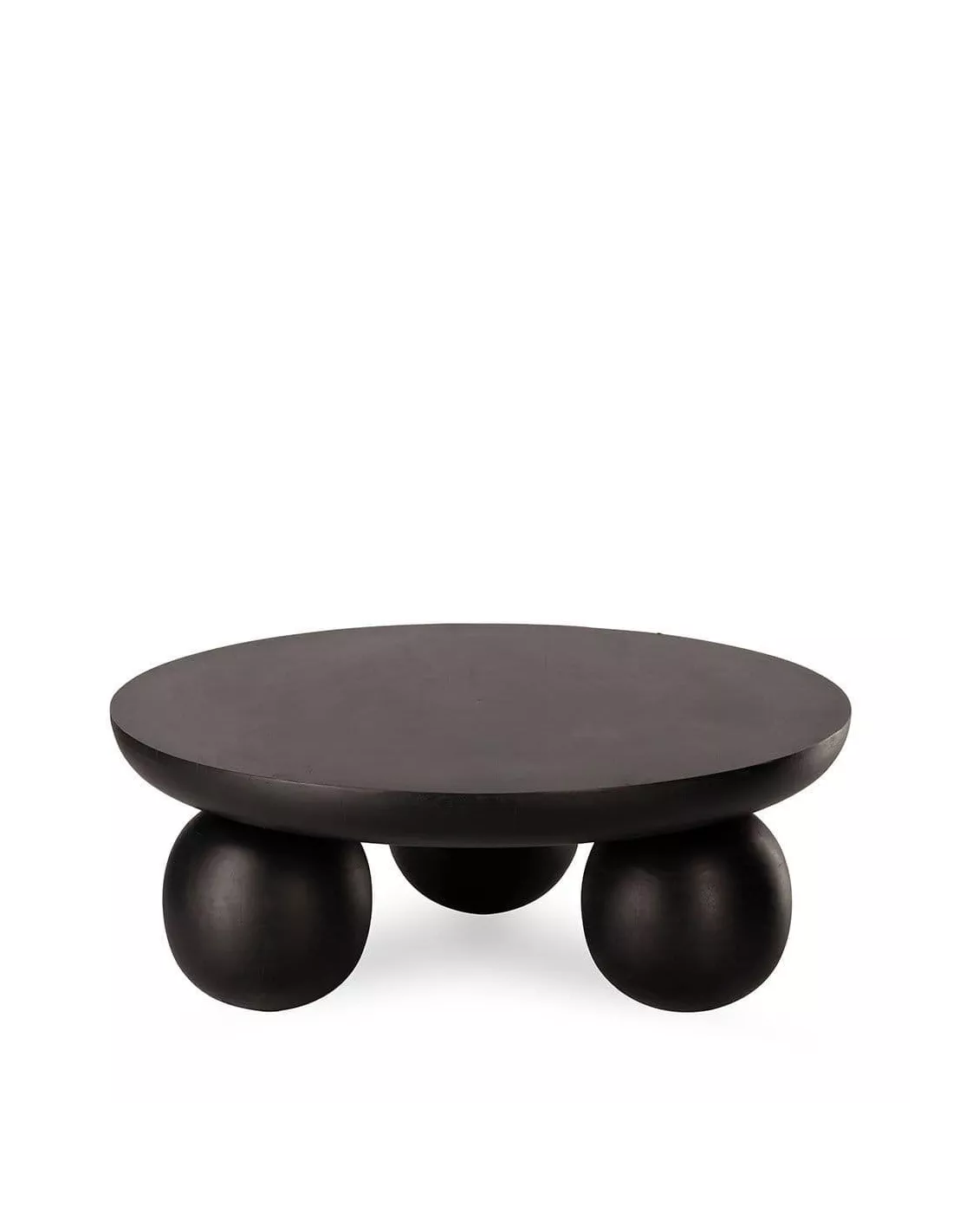Table Basse Ronde Noire Subate 3 Table Basse Ronde Noire Subate