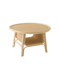 Table Basse Rotin Corridor Ø70, KOK Maison