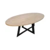 Table De Repas Ovale Carat En Chêne -Deco En Ligne Soldes table de repas ovale carat en chene