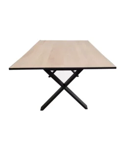 Table De Salle à Manger Cross à Rallonges -Deco En Ligne Soldes table de salle a manger cross a rallonges 2