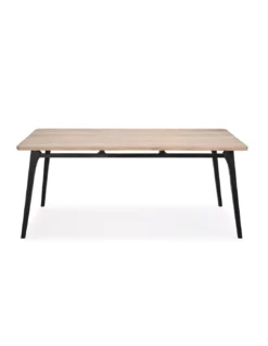 Table Repas Bois Naturel Grisé/noir, Thai Natura -Deco En Ligne Soldes table repas bois naturel grisenoir thai natura 1