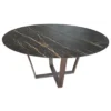 Table Melbourne Ronde En Céramique 8 FINITIONS -Deco En Ligne Soldes table repas ceramique melbourne ronde 8 finitions