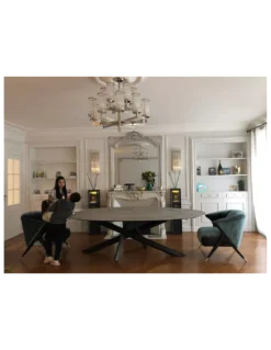 Table Repas Céramique Ovale Versatil 8 FINITIONS -Deco En Ligne Soldes table repas ceramique ovale versatil 8 finitions 2