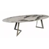 Table Repas Céramique Ovale Zappa -Deco En Ligne Soldes table repas ceramique ovale zappa