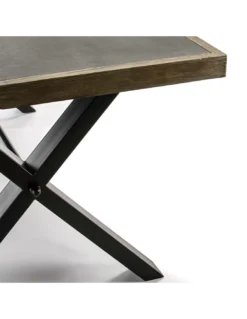 Table Repas Ciment/bois, Thai Natura -Deco En Ligne Soldes table repas cimentbois thai natura 2