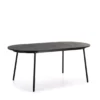 Table Ovale Noire En Frêne, Thai Natura -Deco En Ligne Soldes table repas frene noir thai natura