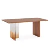 Table Repas Noyer Acrylique 180cm, Thai Natura -Deco En Ligne Soldes table repas noyer acrylique 180cm thai natura