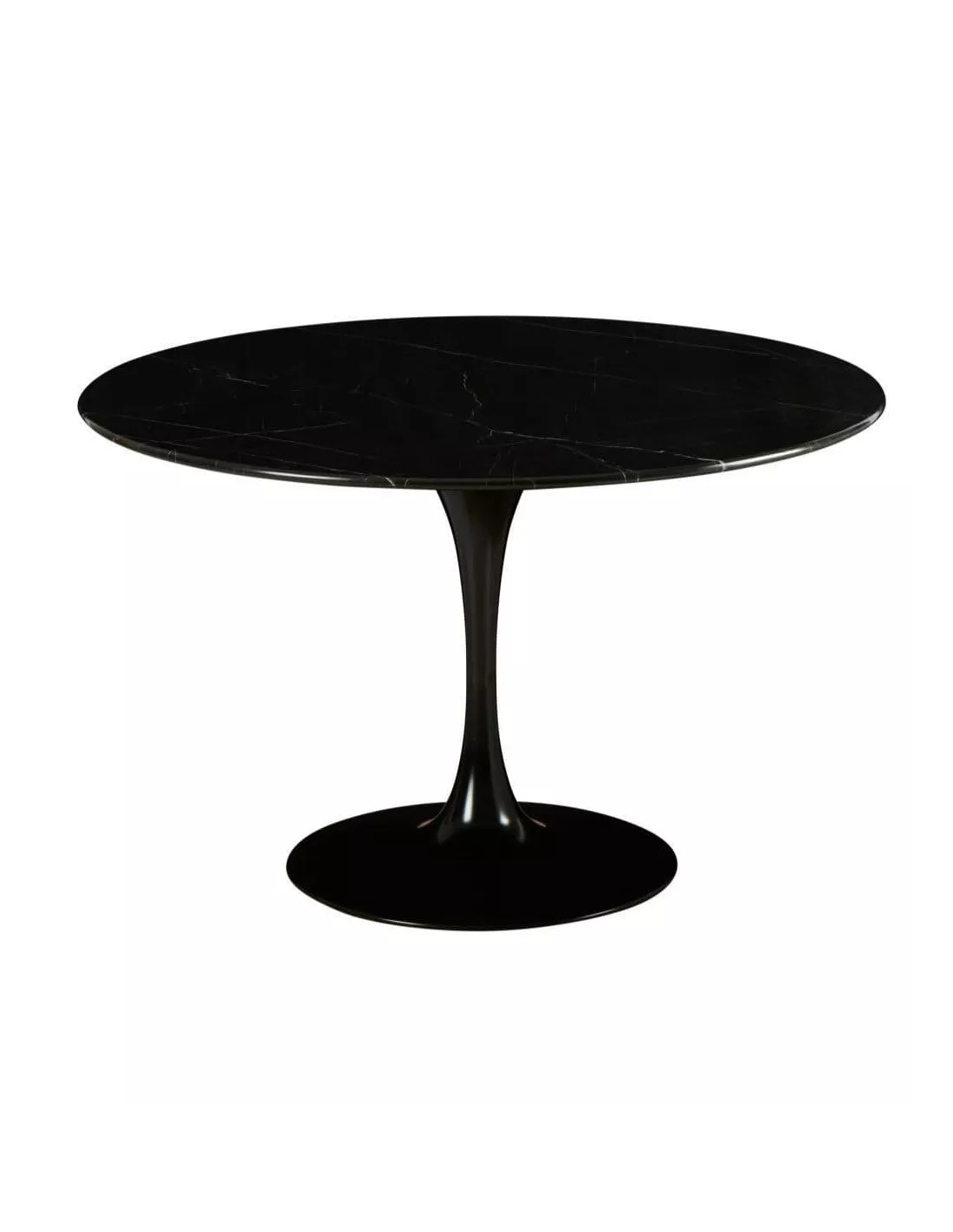 Table Marbre Ronde Noire Marbella D120 3 Table Marbre Ronde Noire Marbella D120