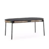 Table Repas Ovale Noire Sienne 180cm, Thai Natura -Deco En Ligne Soldes table repas ovale noire sienne 180cm thai natura