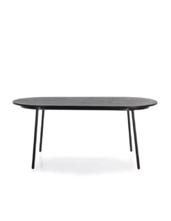Table Repas Ovale Noire Trieste 180cm, Thai Natura -Deco En Ligne Soldes table repas ovale noire trieste 180cm thai natura 2