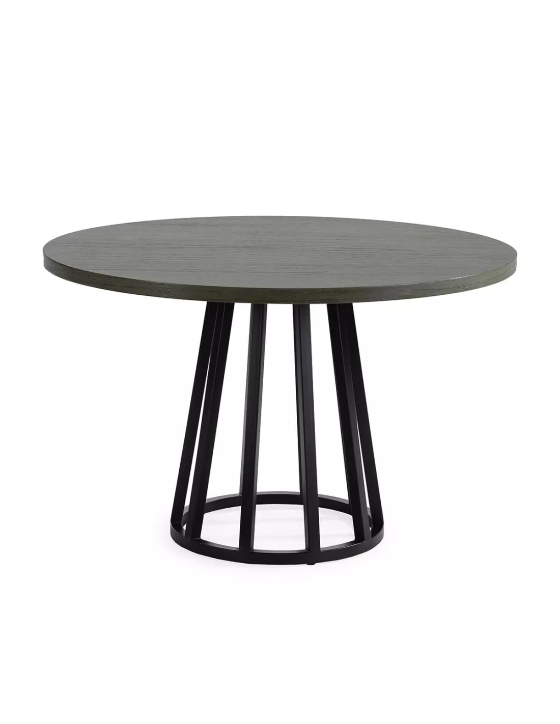 Table Repas Ronde Gris/noir Clara 120cm, Thai Natura 3 Table Repas Ronde Gris/noir Clara 120cm, Thai Natura
