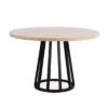 Table Repas Ronde Naturel/noir Clara 120cm, Thai Natura -Deco En Ligne Soldes table repas ronde naturelnoir clara 120cm thai natura