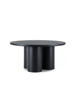 Table Repas Ronde Noire Cannas 160cm, Thai Natura
