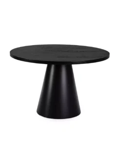 Table Repas Ronde Noire Talia 120cm, Thai Natura