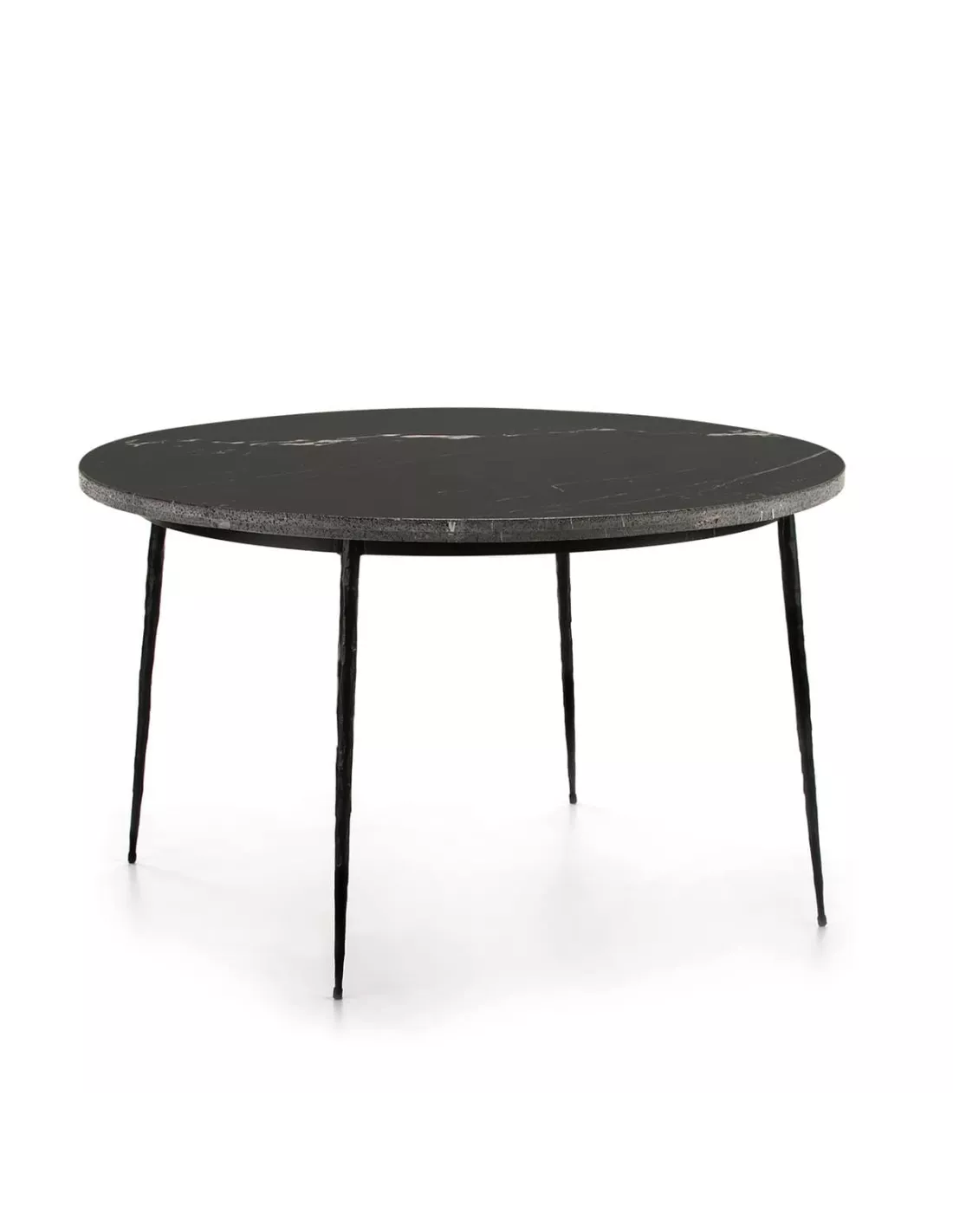 Table Ronde Noire En Marbre, Thai Natura 2 Table Ronde Noire En Marbre, Thai Natura
