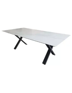 Table Salle à Manger Céramique Cross Rallonges 8 Table Salle à Manger Céramique Cross Rallonges -Deco En Ligne Soldes table salle a manger ceramique cross allonges 2