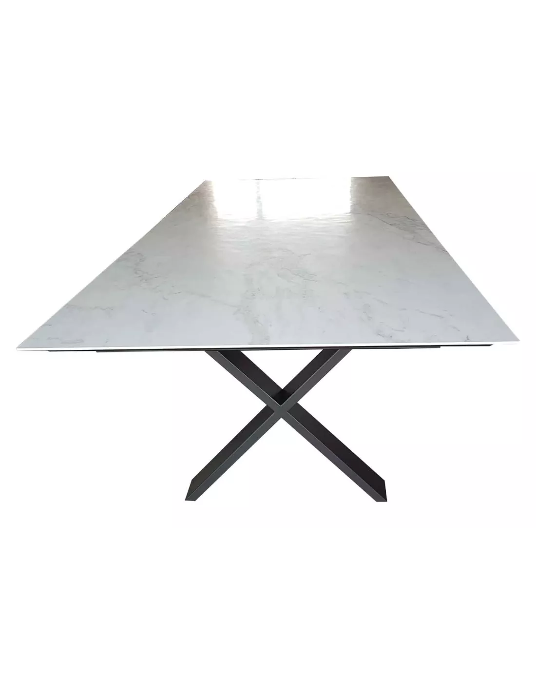 Table Salle à Manger Céramique Cross Rallonges 8 FINITIONS 5 Table Salle à Manger Céramique Cross Rallonges 8 FINITIONS – Image 3