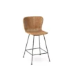 Tabouret De Bar Naturel Certosa En Osier Synthétique -Deco En Ligne Soldes tabouret de bar naturel en osier synthetique