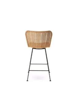 Tabouret De Bar Naturel Certosa En Osier Synthétique -Deco En Ligne Soldes tabouret de bar naturel en osier synthetique 3